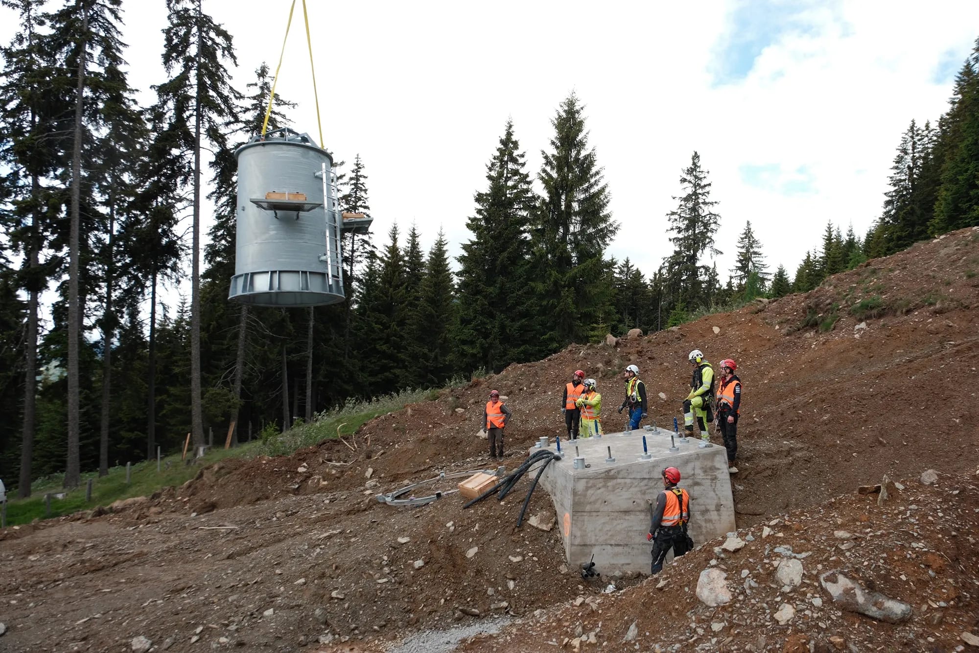 Bautagebuch Kanzelbahn II Gerlitzen Alpe