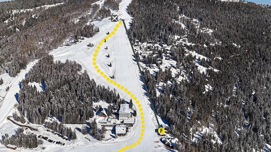 Alpenrose Abfahrt Gerlitzen Alpe