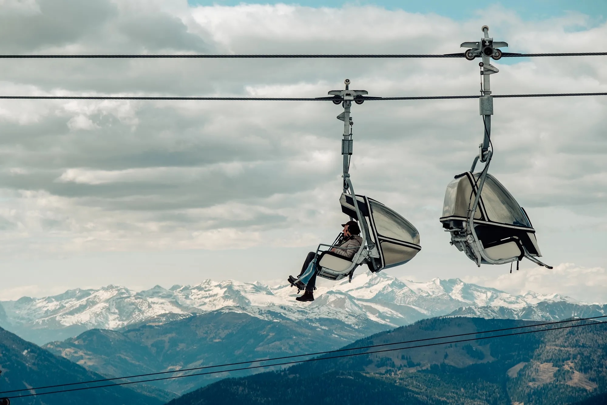 Gipfelbahn auf den Gerlitzen Gipfel