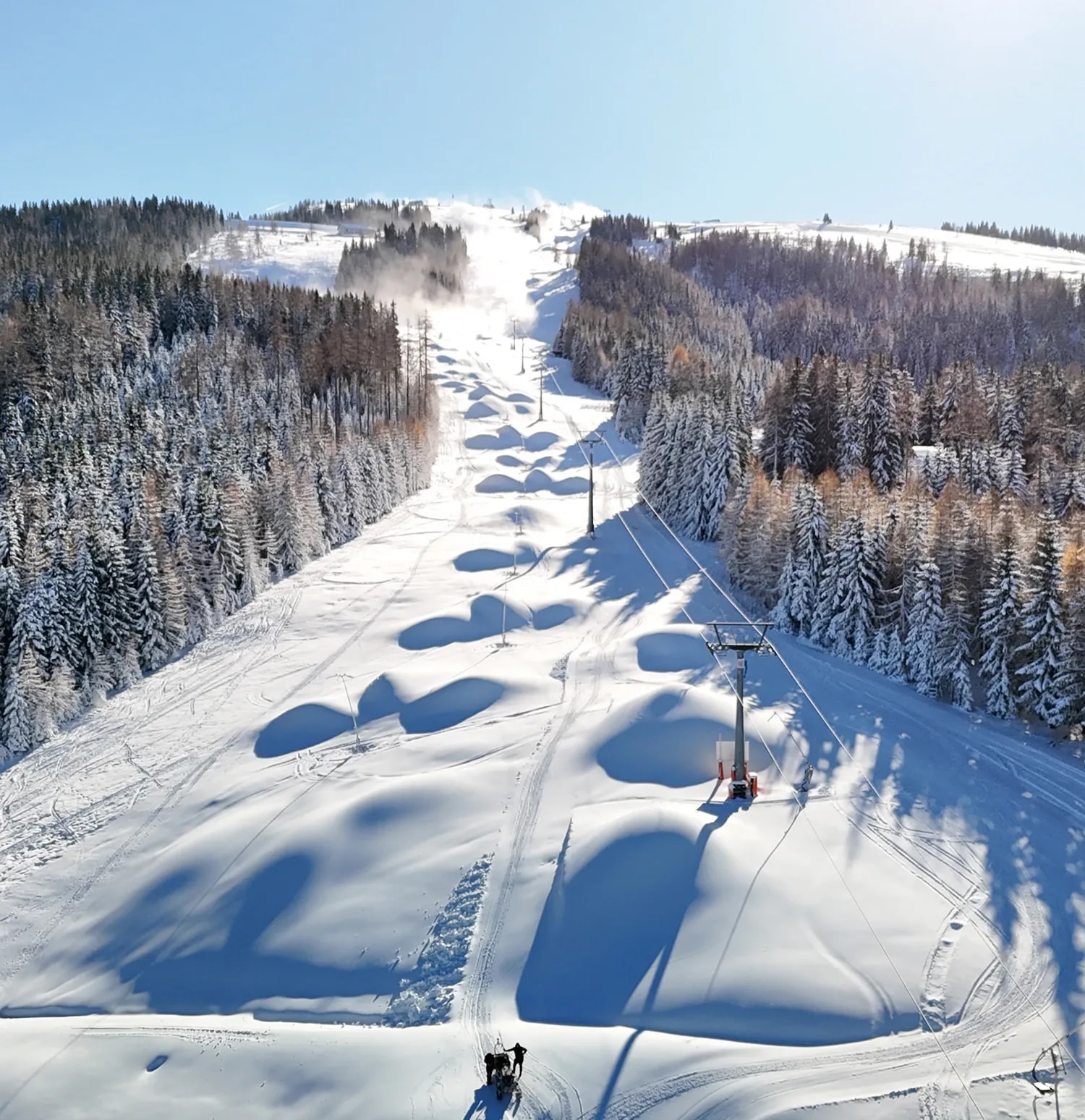 Beschneiung auf der Gerlitzen Alpe - Die besten Pisten im Zentrum Kärntens