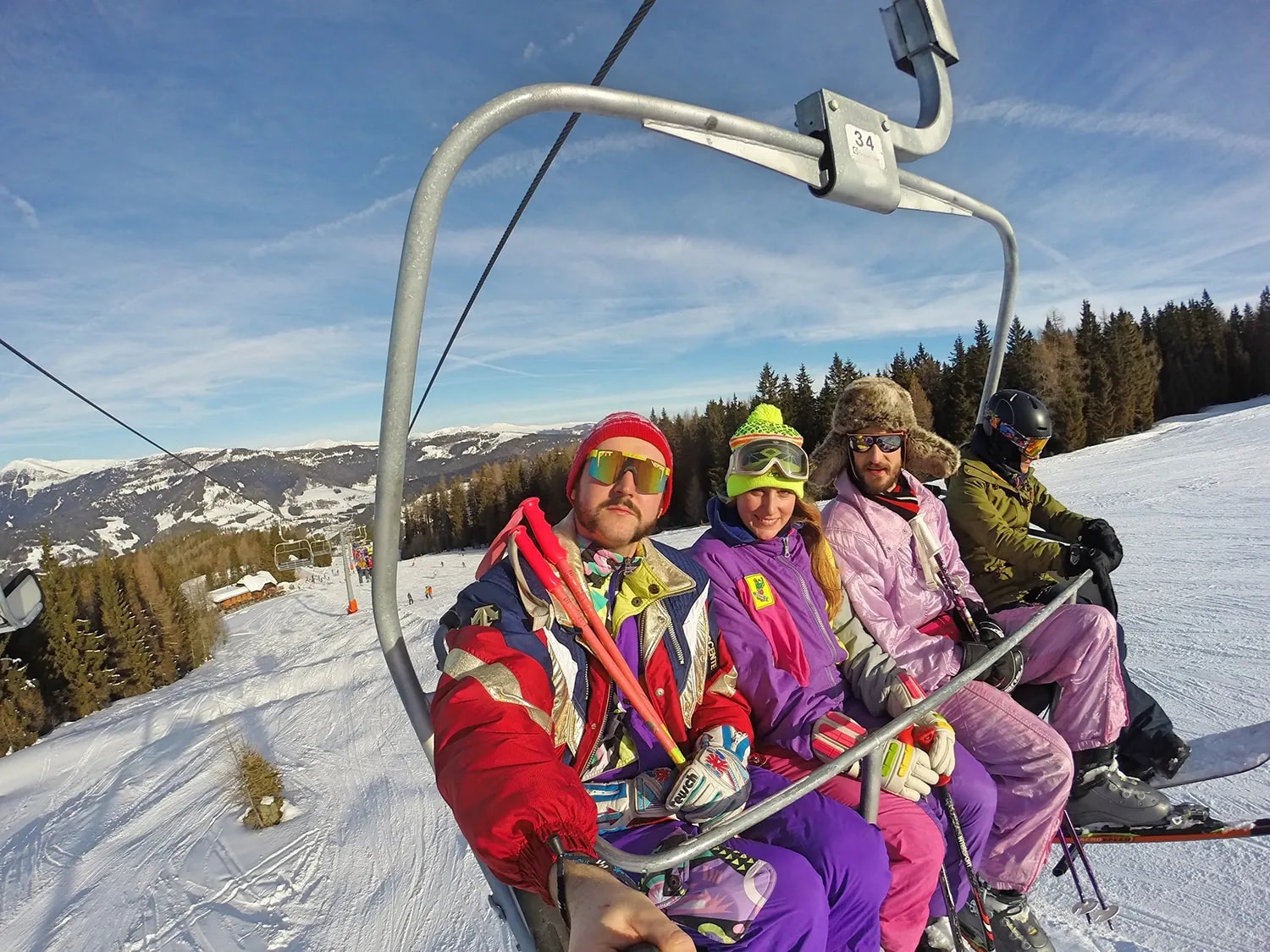 Retroskitag auf der Gerlitzen Alpe - Die besten Pisten im Zentrum Kärntens