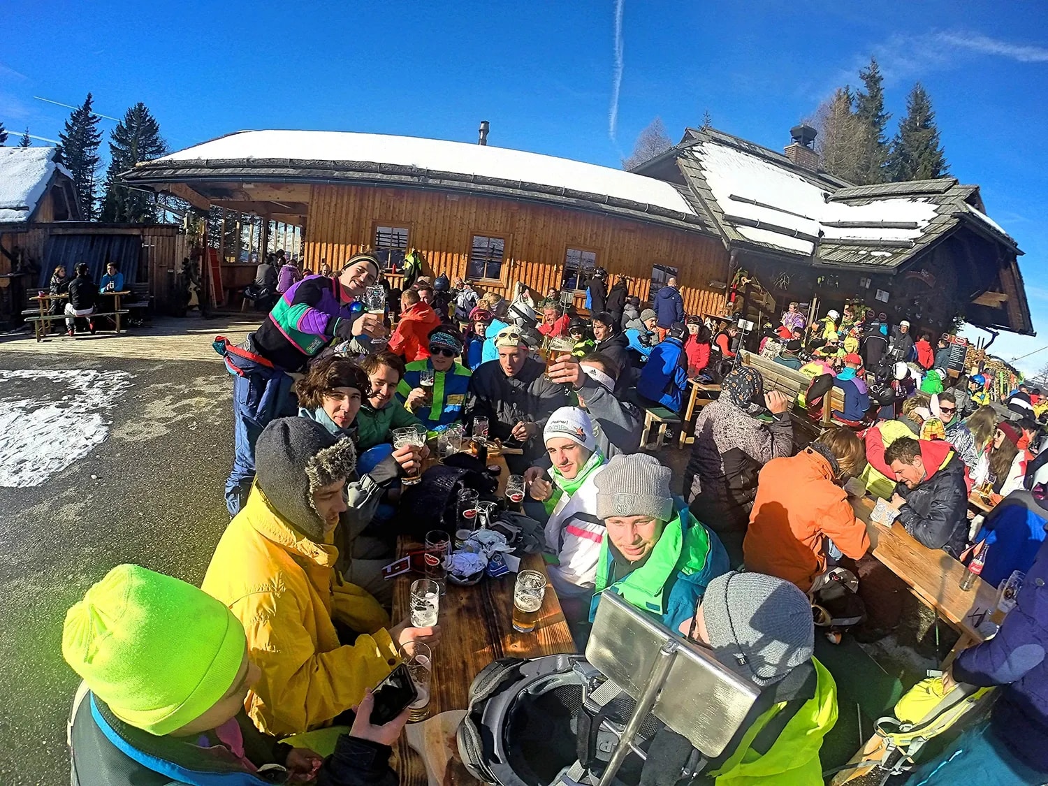 Retroskitag auf der Gerlitzen Alpe