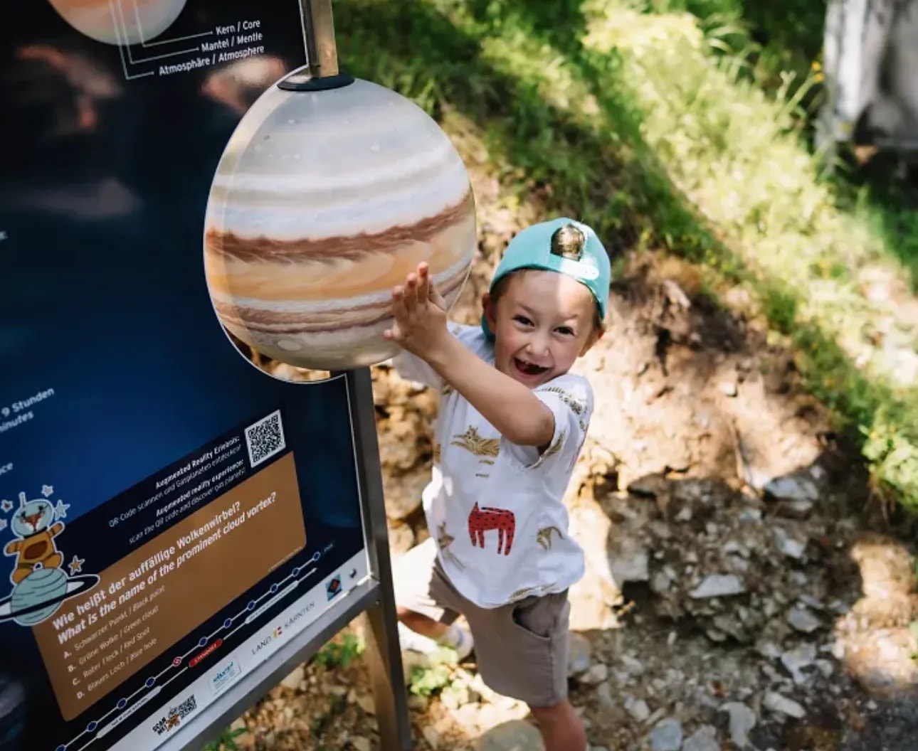 Weg der Planeten auf der Gerlitzen Alpe