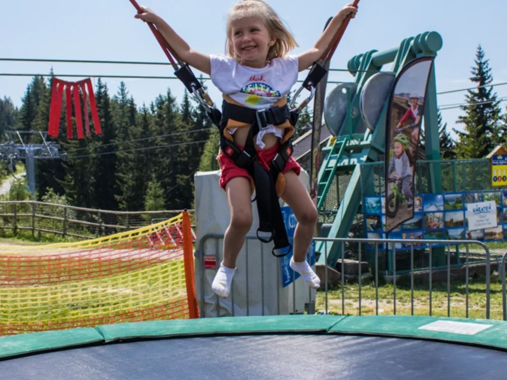 Bungee-Trampolin auf der Gerlitzen Alpe