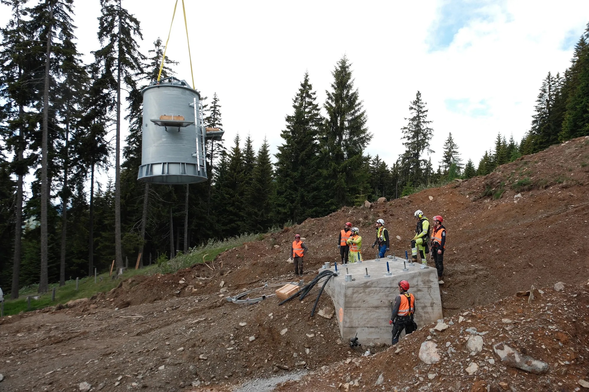 Bautagebuch Kanzelbahn II Gerlitzen Alpe