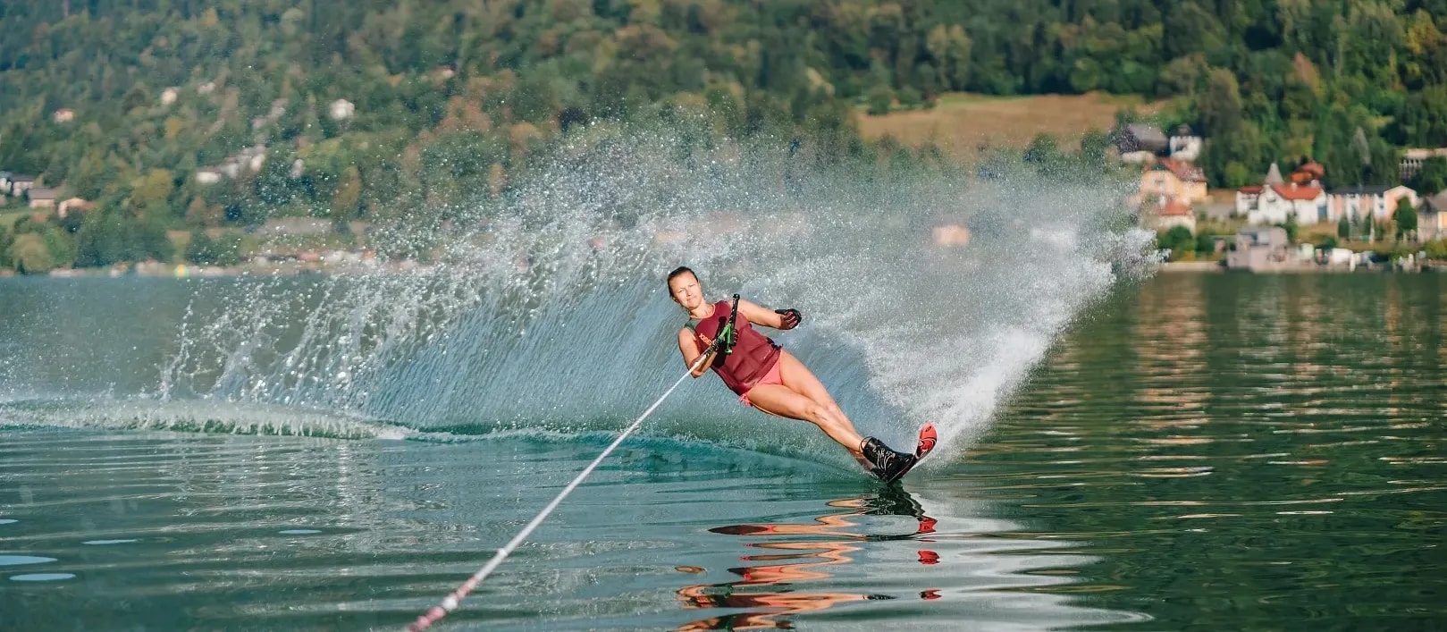 Wasserski am Ossiacher See - Melted Snow Ski Challenge